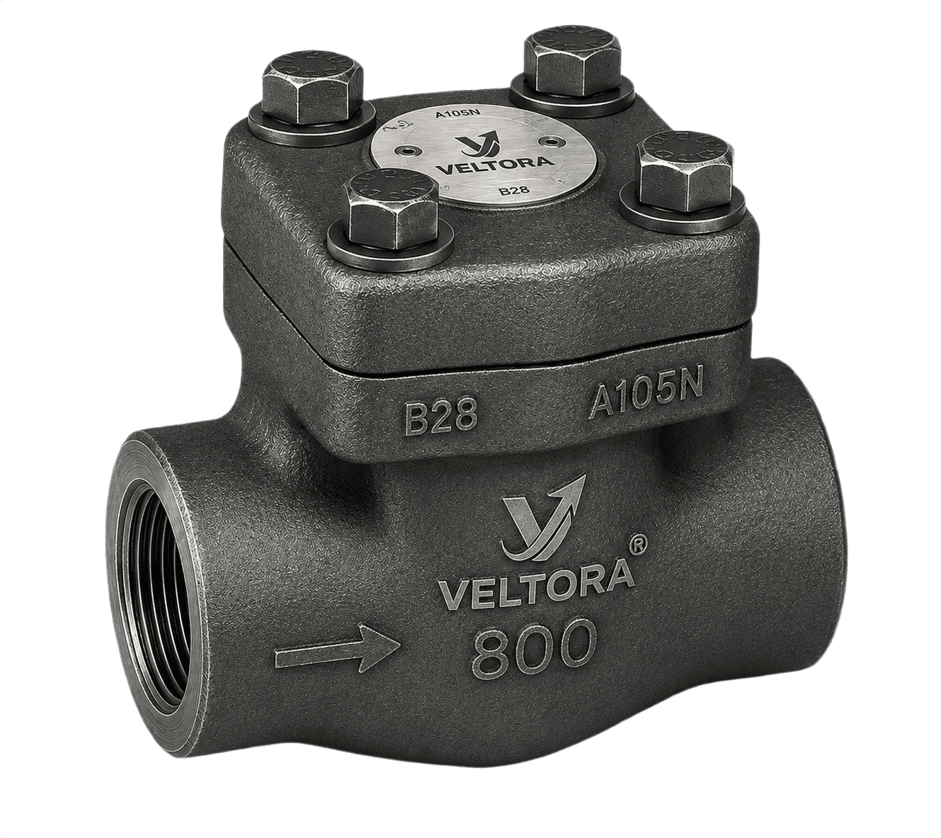Forged Steel Check Valve (Threaded, Bolted Cover)